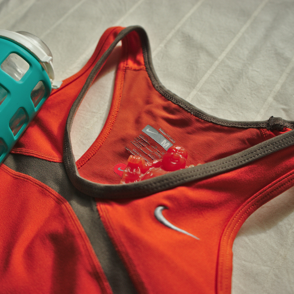 Nike Medium Racerback Tank with Shelf Bra
